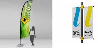 Fly banners i kakemonos