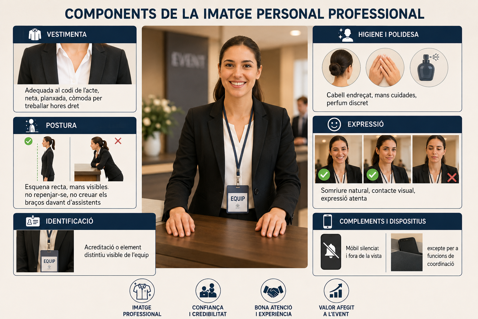 Components de la imatge personal professional